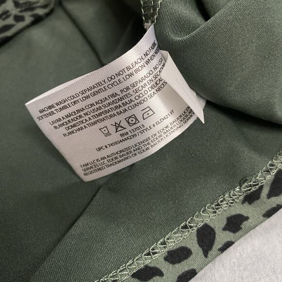 Eddie Bauer Womens S Sleeveless Racerback Sport Dress Green Black Black Outdoor - Picture 11 of 13